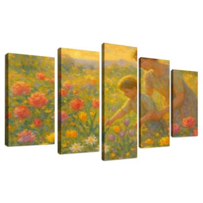 Garden Of Her Touch A Legacy Of Blossoming Love oil paintings frame