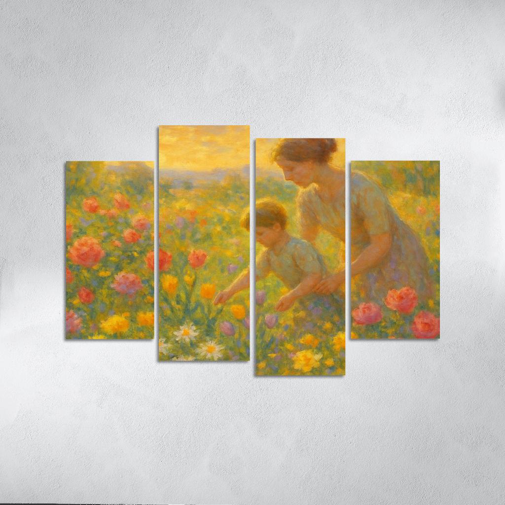 Garden Of Her Touch A Legacy Of Blossoming Love oil paintings frame