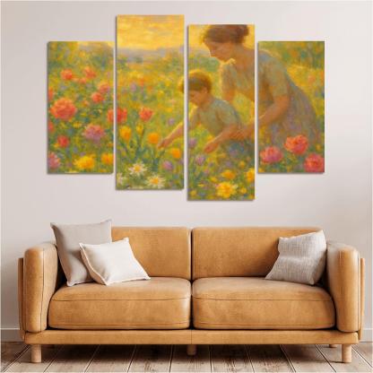 Garden Of Her Touch A Legacy Of Blossoming Love oil paintings frame