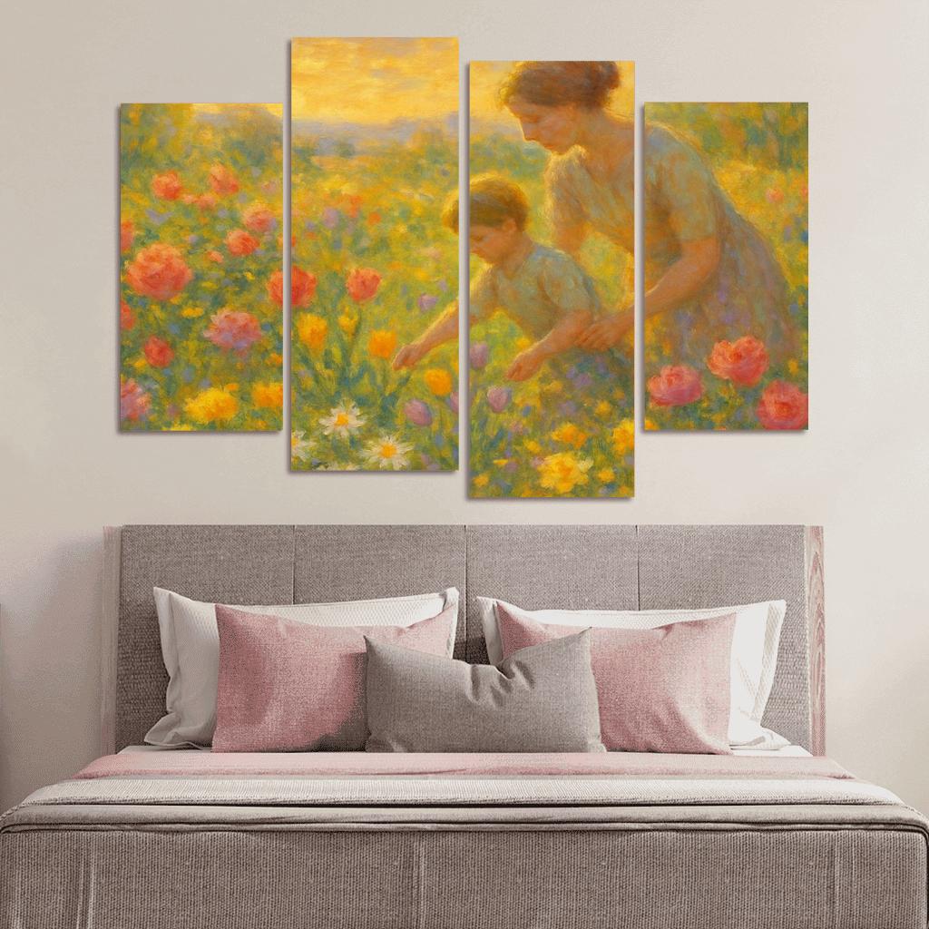 Garden Of Her Touch A Legacy Of Blossoming Love oil paintings frame