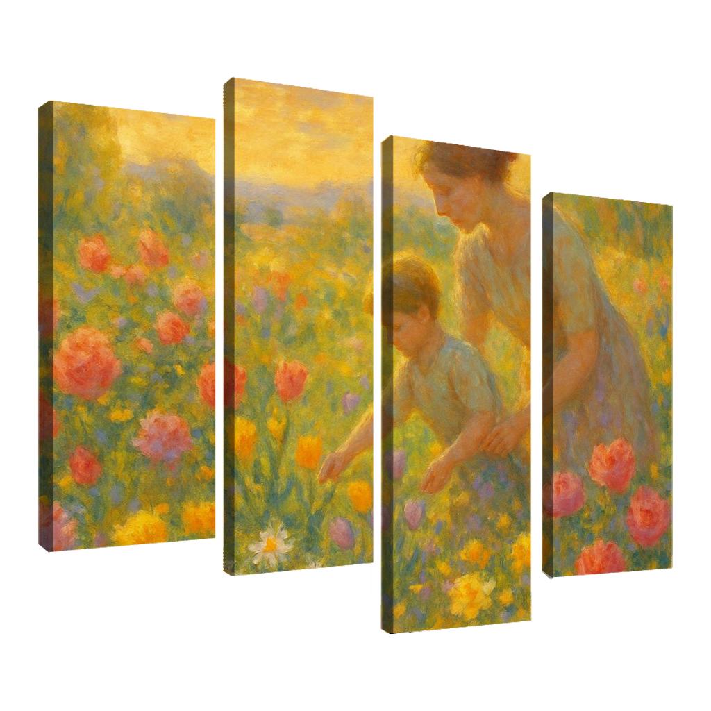 Garden Of Her Touch A Legacy Of Blossoming Love oil paintings frame