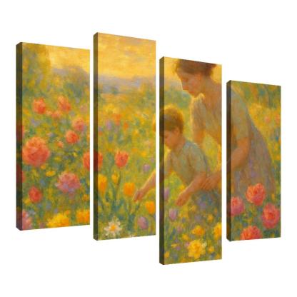 Garden Of Her Touch A Legacy Of Blossoming Love oil paintings frame