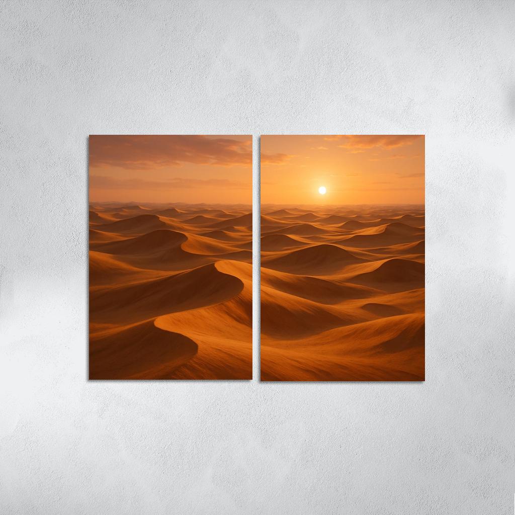 The Golden Dunes Of Sunlit Desert home decor