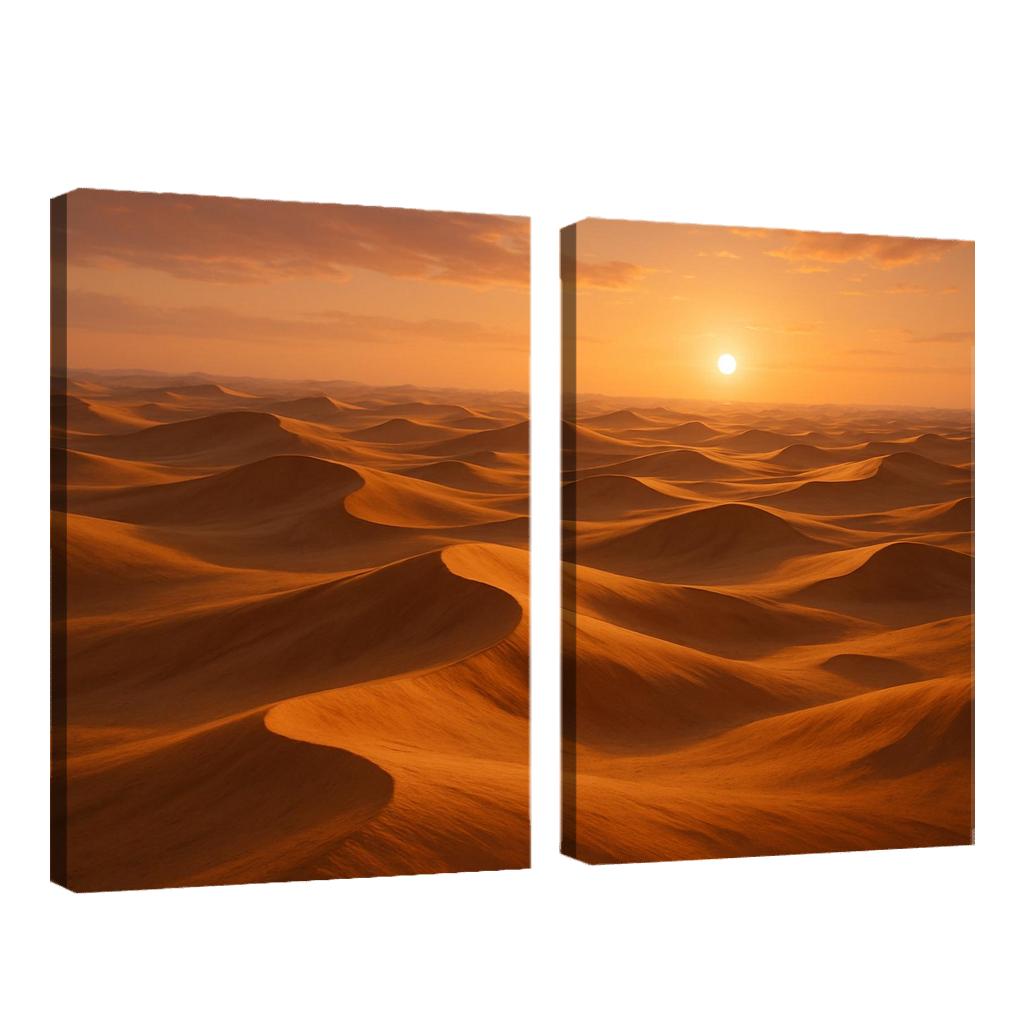 The Golden Dunes Of Sunlit Desert home decor