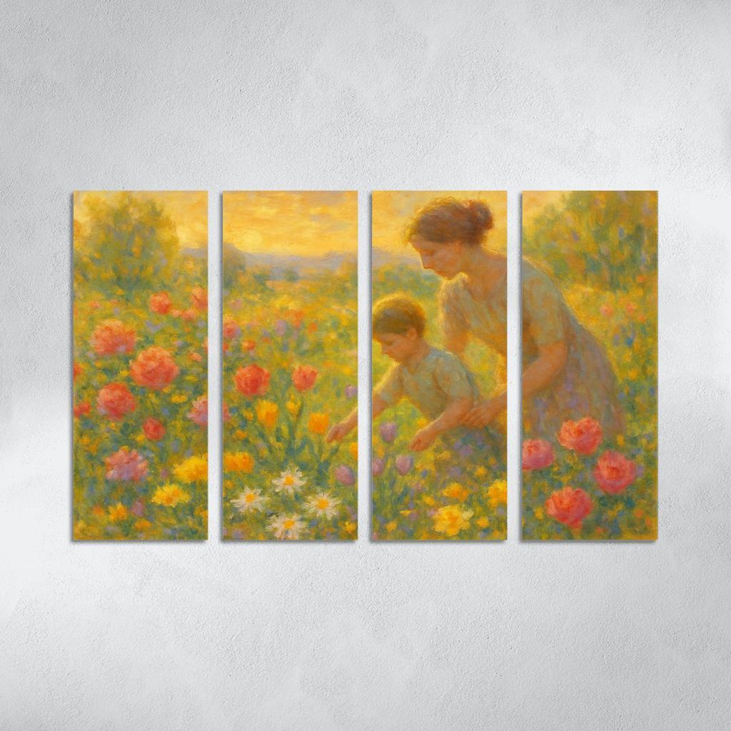 Garden Of Her Touch A Legacy Of Blossoming Love oil paintings frame