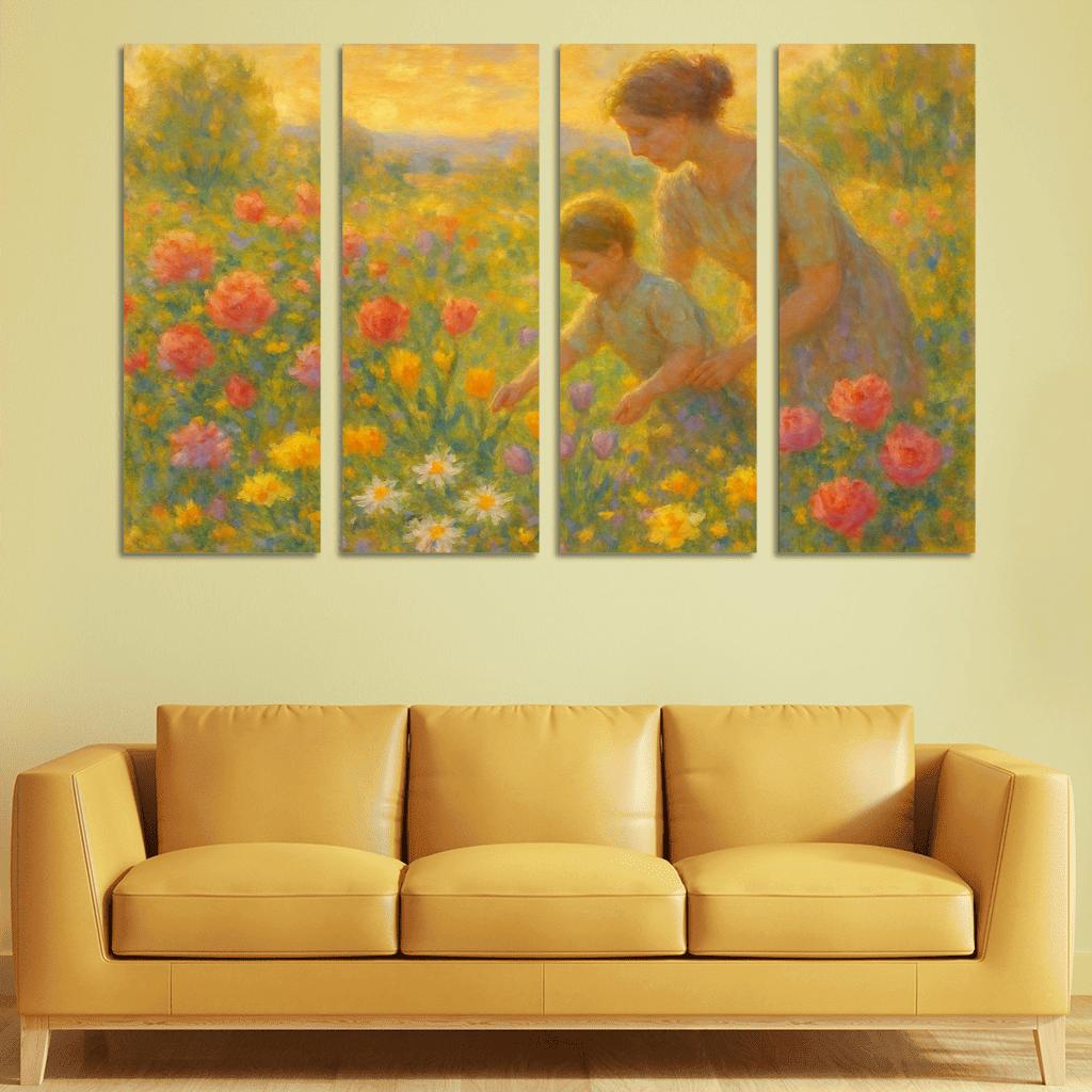 Garden Of Her Touch A Legacy Of Blossoming Love oil paintings frame