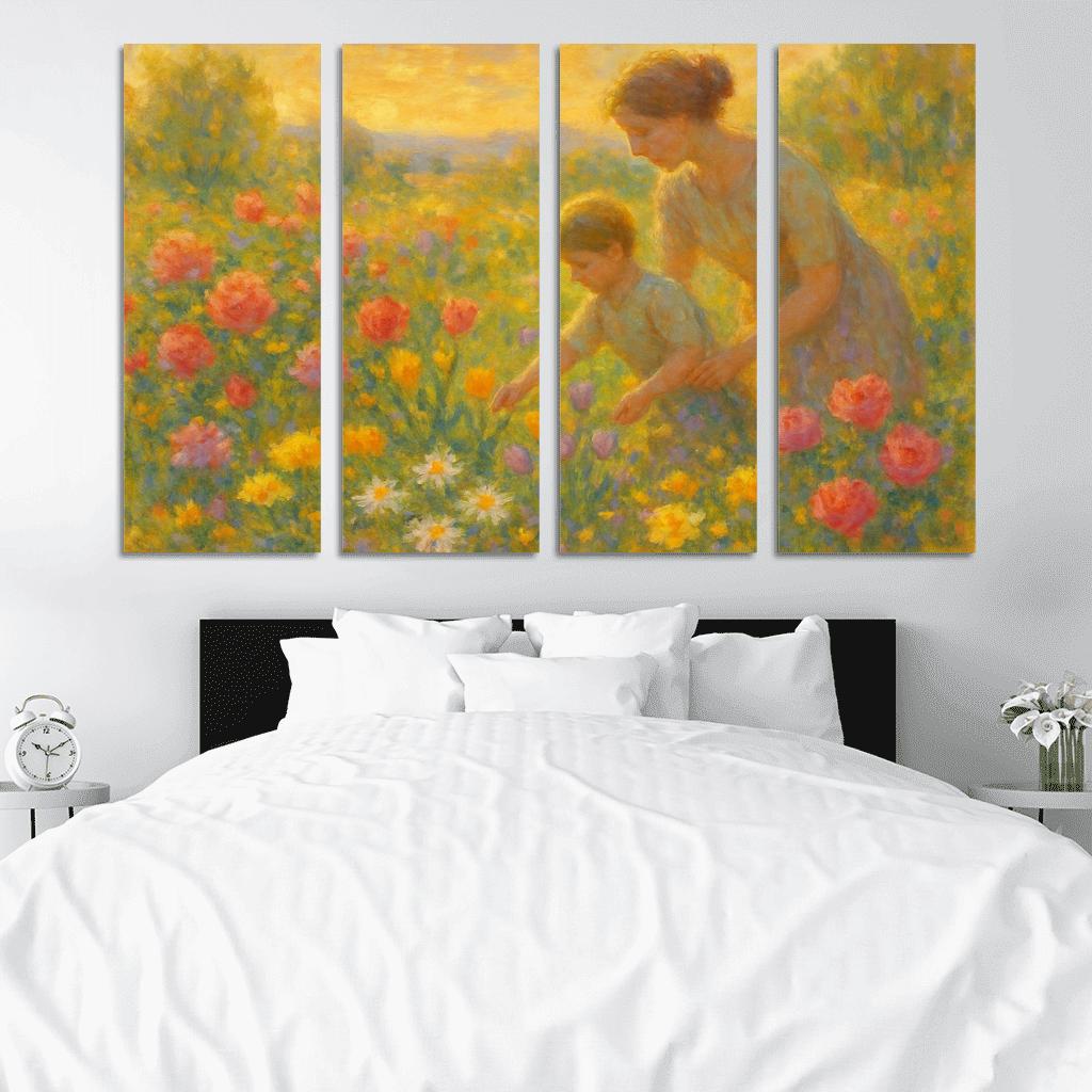 Garden Of Her Touch A Legacy Of Blossoming Love oil paintings frame