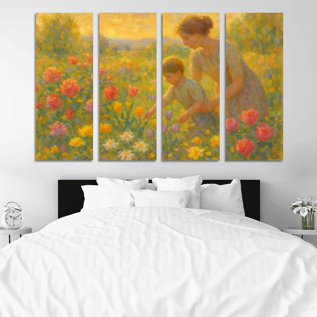Garden Of Her Touch A Legacy Of Blossoming Love oil paintings frame