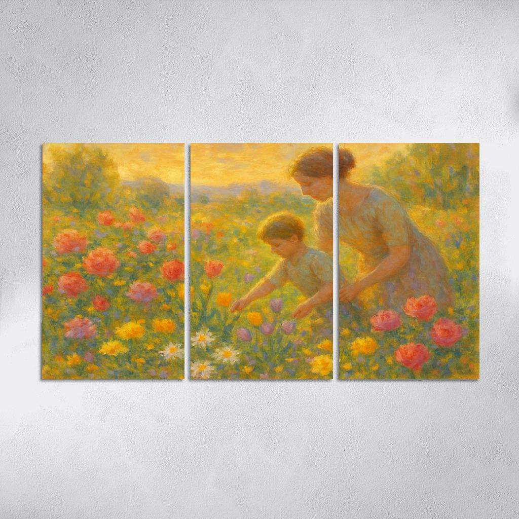 Garden Of Her Touch A Legacy Of Blossoming Love oil paintings frame