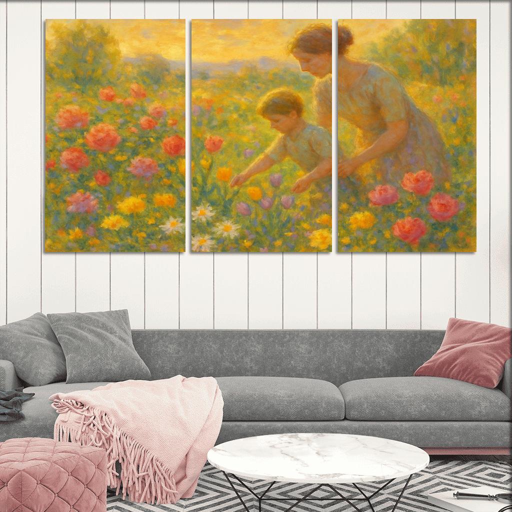 Garden Of Her Touch A Legacy Of Blossoming Love oil paintings frame