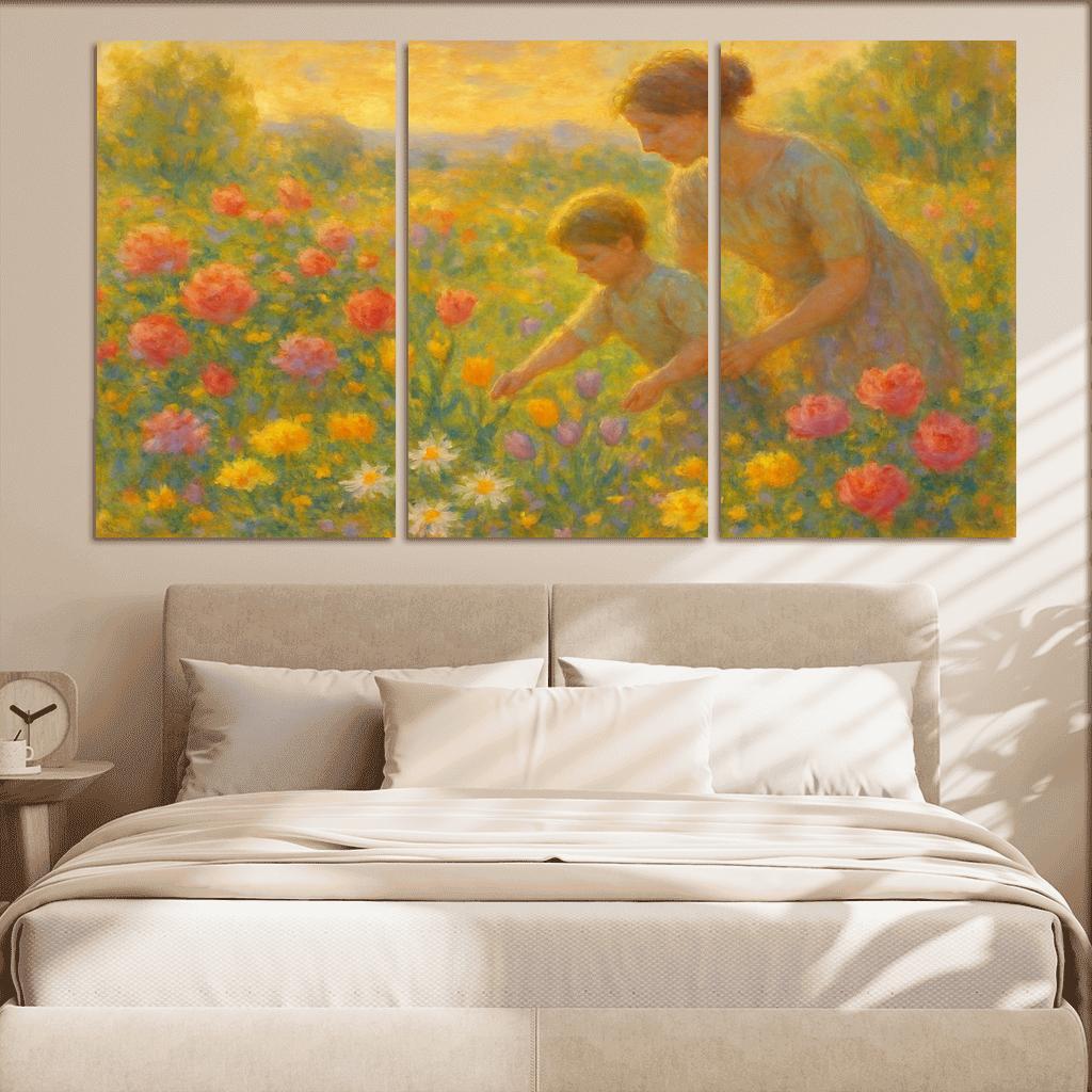 Garden Of Her Touch A Legacy Of Blossoming Love oil paintings frame