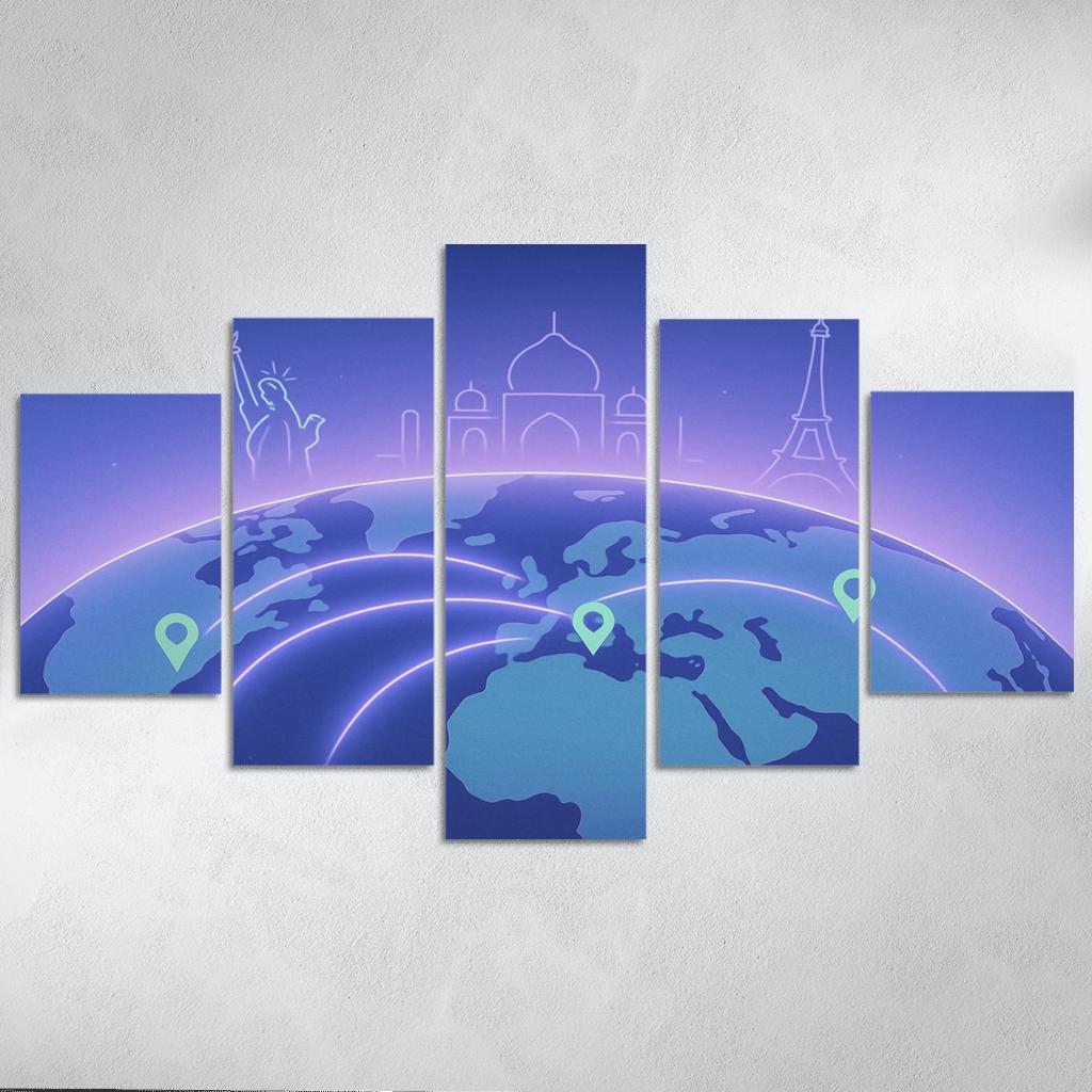 Auroral Passage premium artwork frames