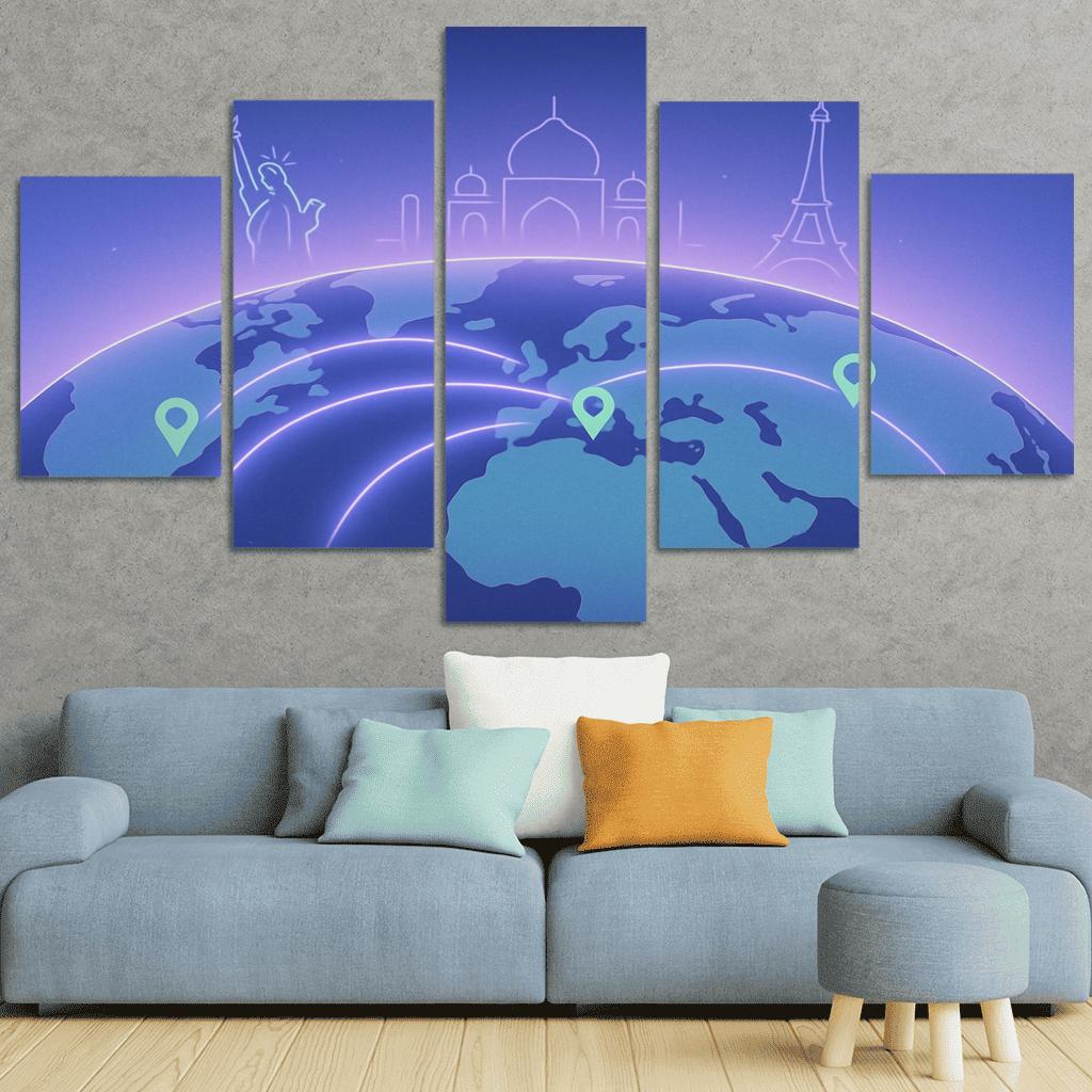 Auroral Passage premium artwork frames