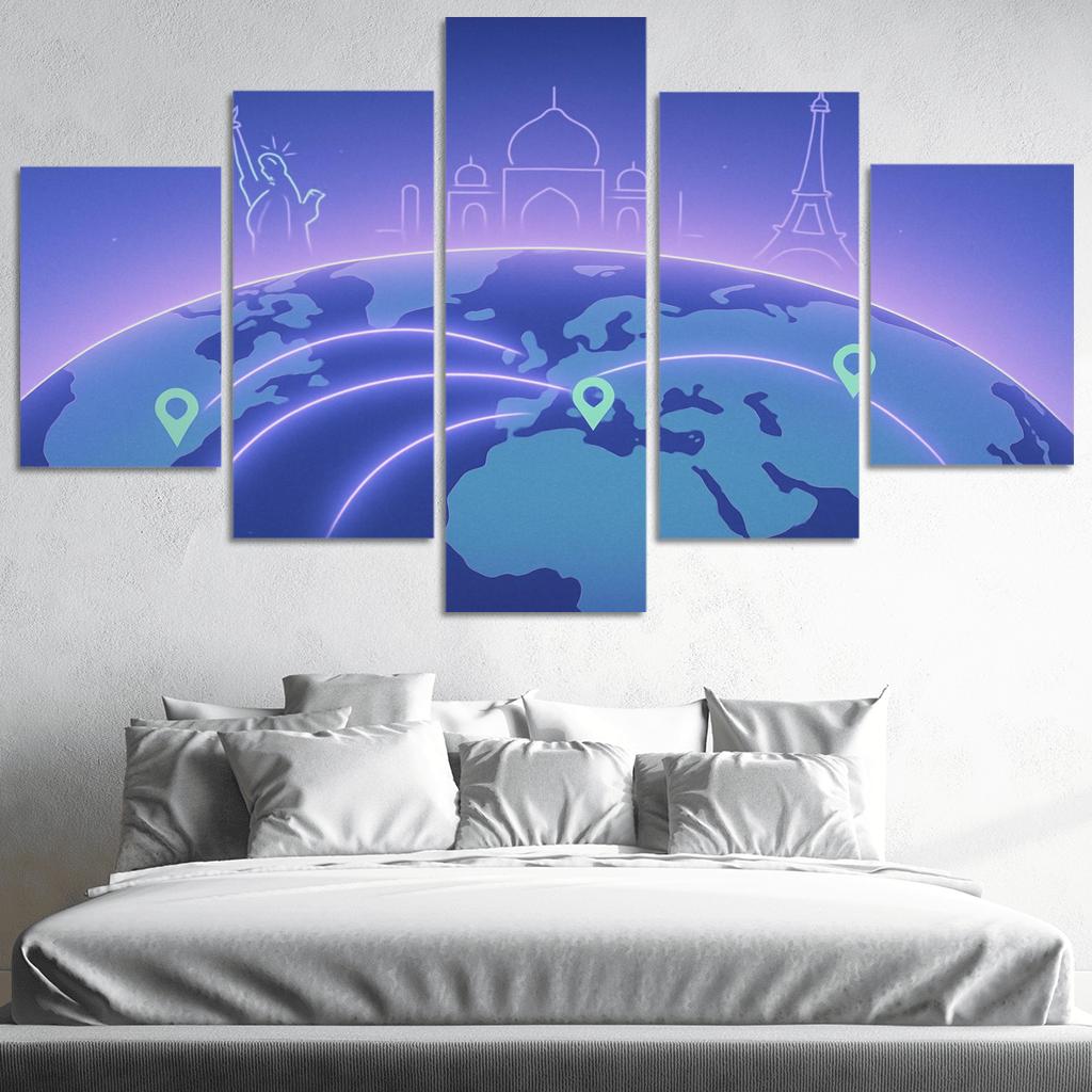 Auroral Passage premium artwork frames