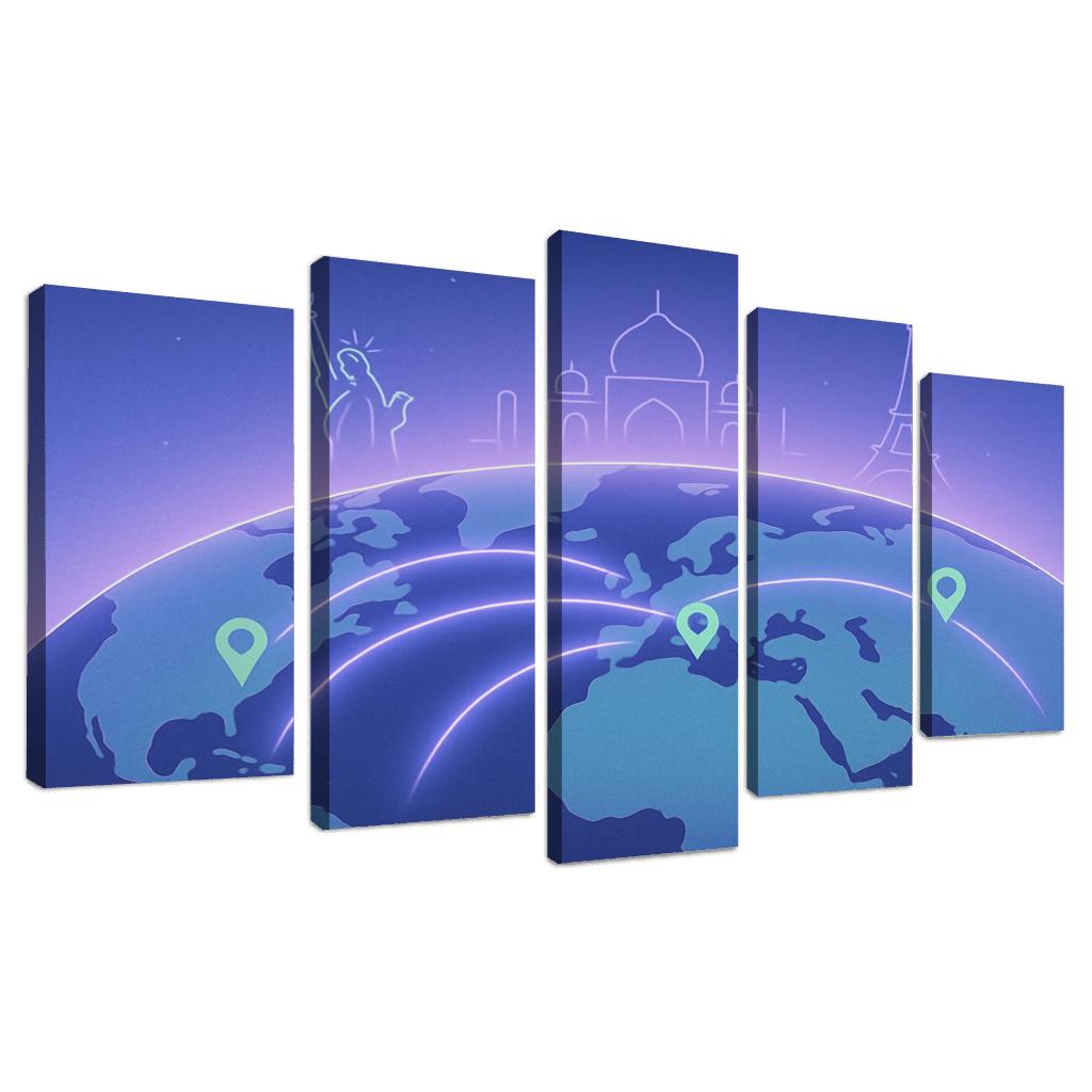 Auroral Passage premium artwork frames