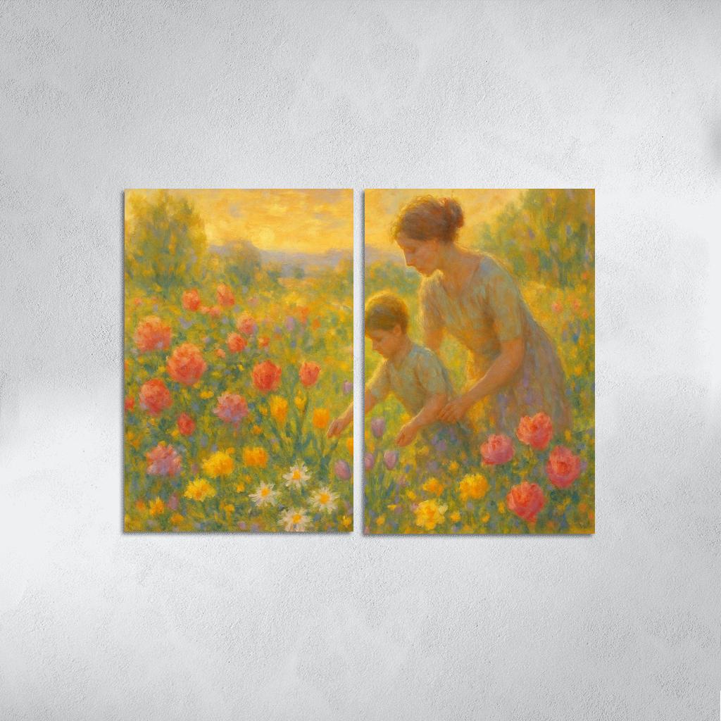 Garden Of Her Touch A Legacy Of Blossoming Love oil paintings frame