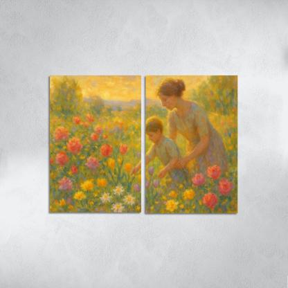 Garden Of Her Touch A Legacy Of Blossoming Love oil paintings frame