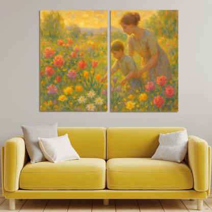 Garden Of Her Touch A Legacy Of Blossoming Love oil paintings frame