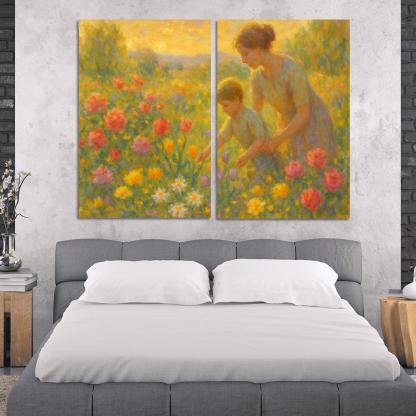 Garden Of Her Touch A Legacy Of Blossoming Love oil paintings frame