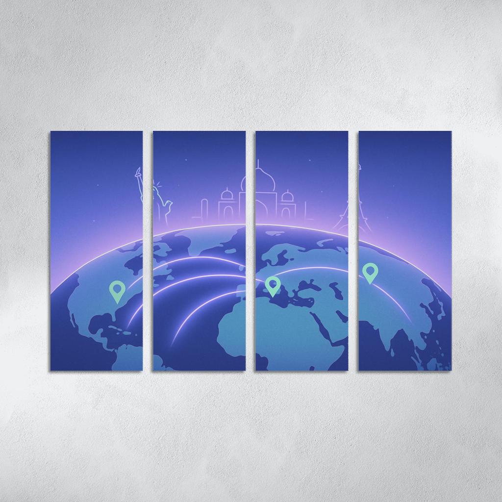 Auroral Passage premium artwork frames
