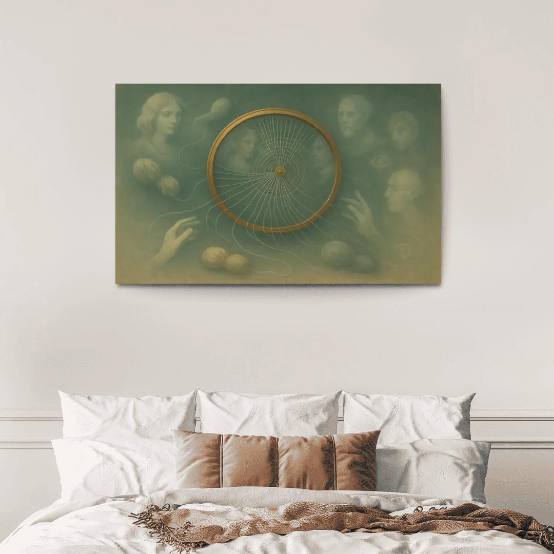 Carousel Of Forgotten Threads custom paintings frame