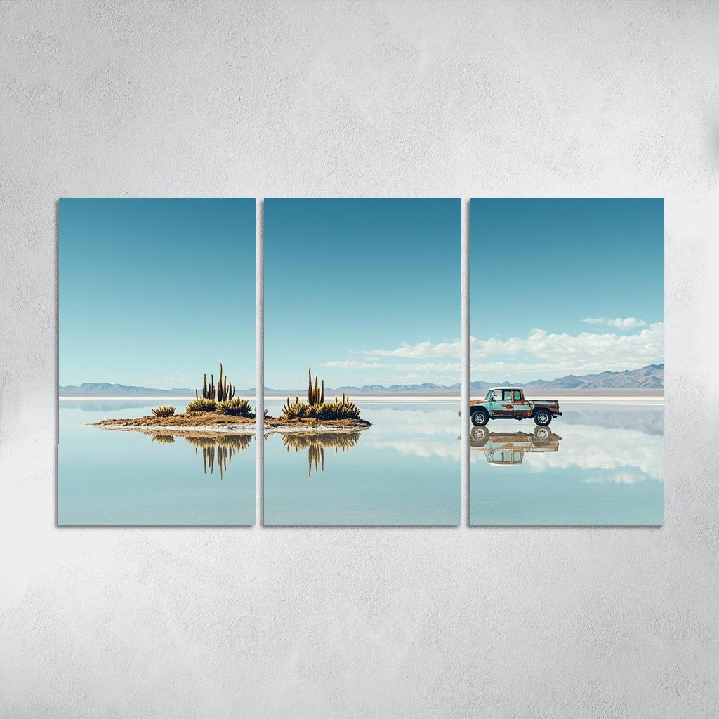 Salar De Uyuni custom paintings frame