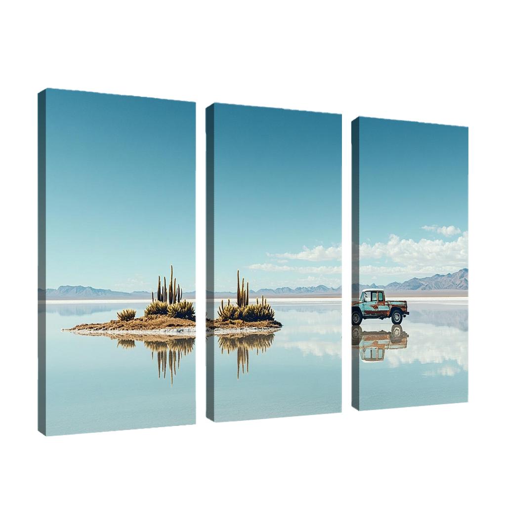 Salar De Uyuni custom paintings frame