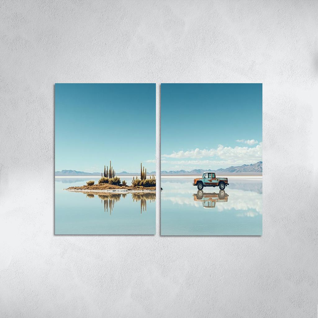 Salar De Uyuni custom paintings frame