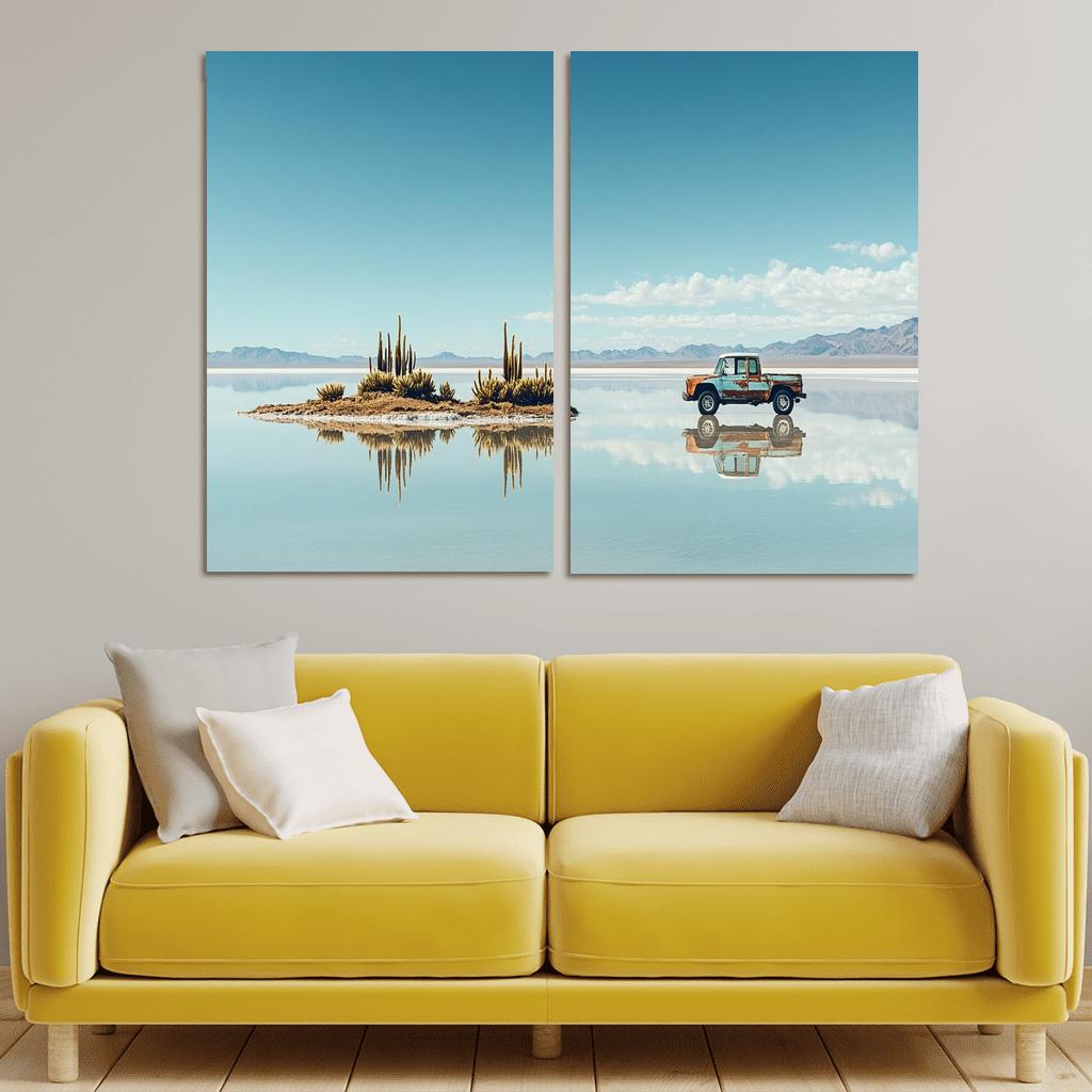 Salar De Uyuni custom paintings frame