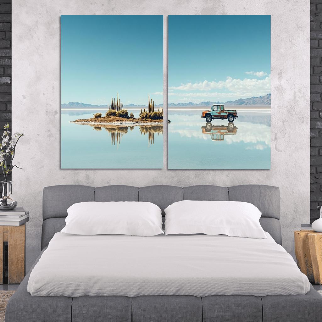 Salar De Uyuni custom paintings frame