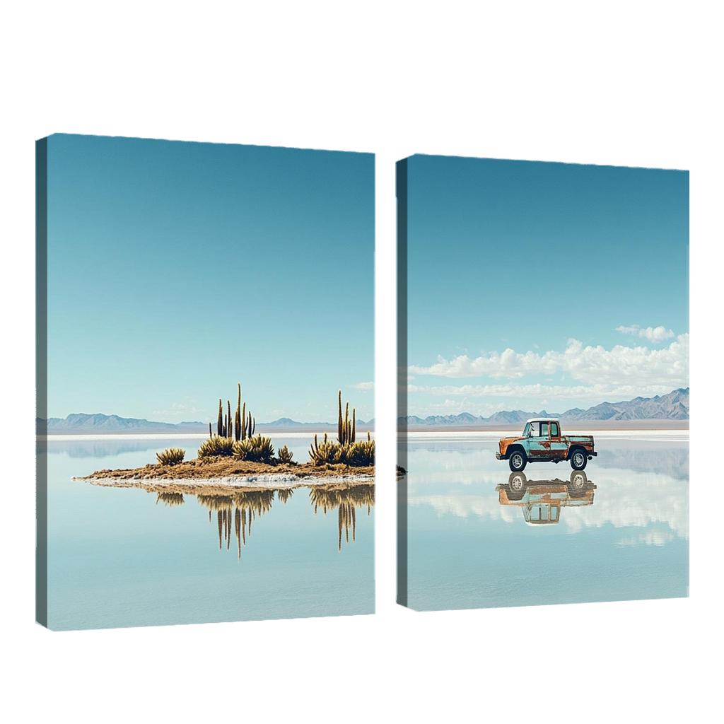 Salar De Uyuni custom paintings frame
