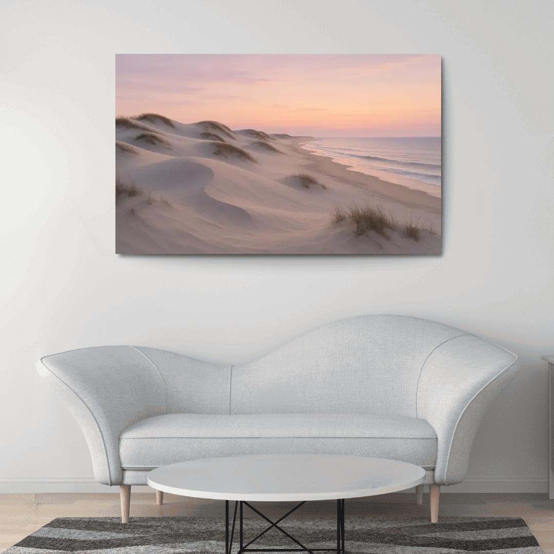 Silver Dune Sanctuary canvas paintings frame