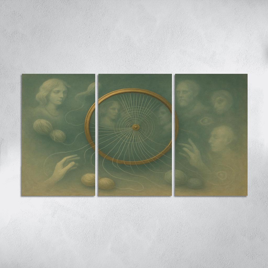 Carousel Of Forgotten Threads custom paintings frame