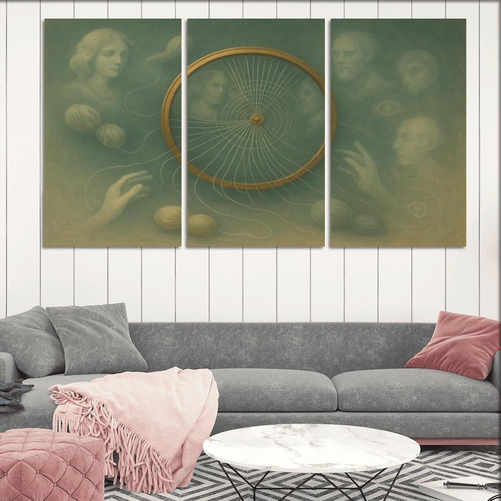 Carousel Of Forgotten Threads custom paintings frame