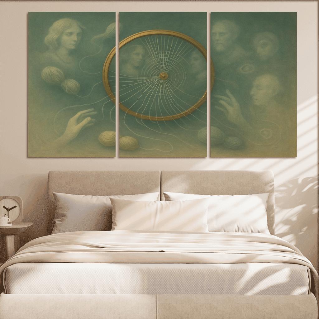 Carousel Of Forgotten Threads custom paintings frame