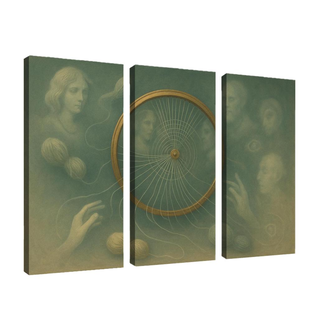 Carousel Of Forgotten Threads custom paintings frame