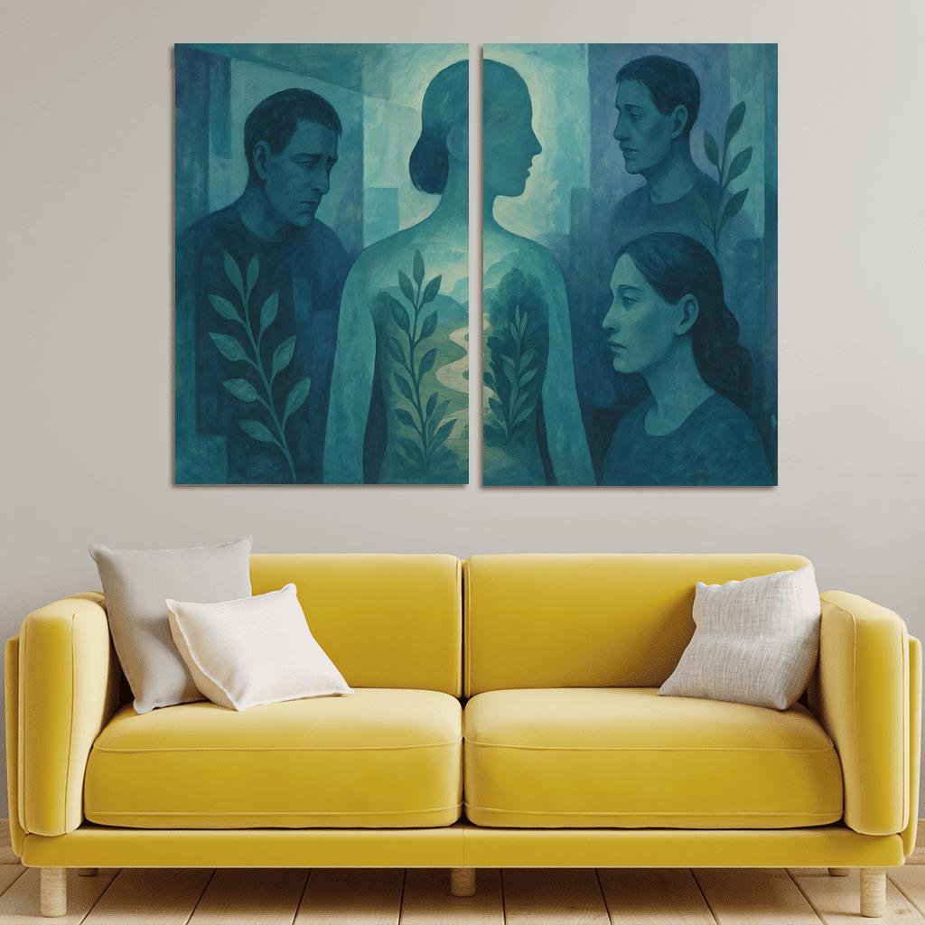 Inner Landscapes Of Healing framed paintings