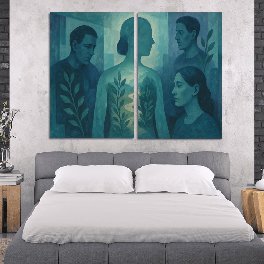 Inner Landscapes Of Healing framed paintings