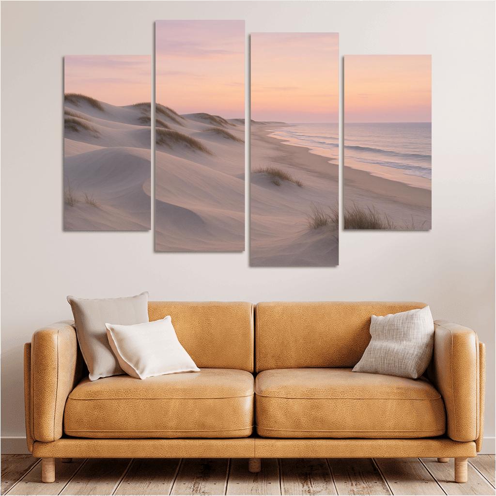Silver Dune Sanctuary canvas paintings frame