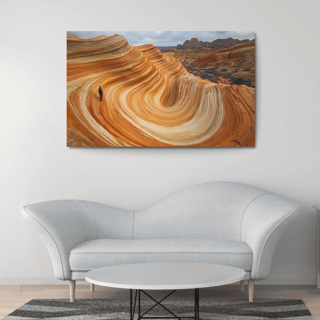 The Wave oil paintings frame