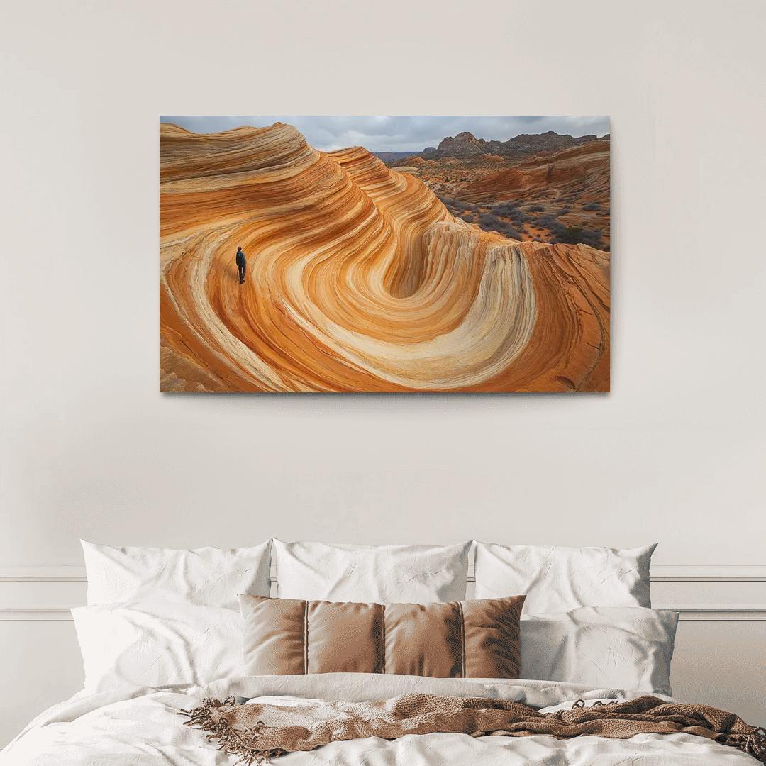 The Wave oil paintings frame