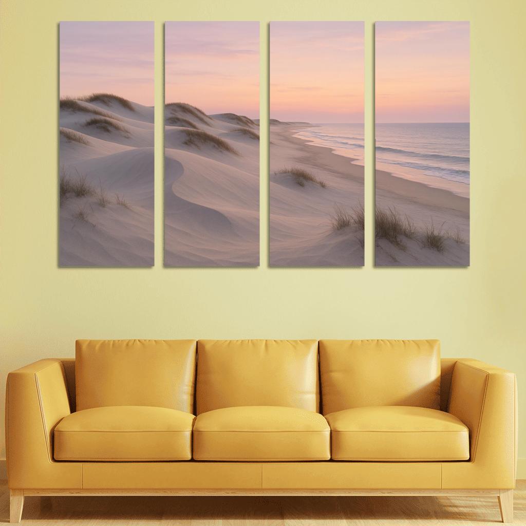 Silver Dune Sanctuary canvas paintings frame