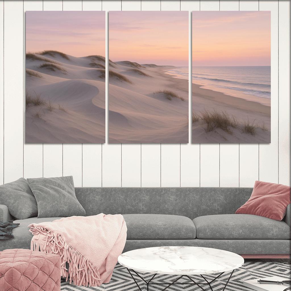 Silver Dune Sanctuary canvas paintings frame