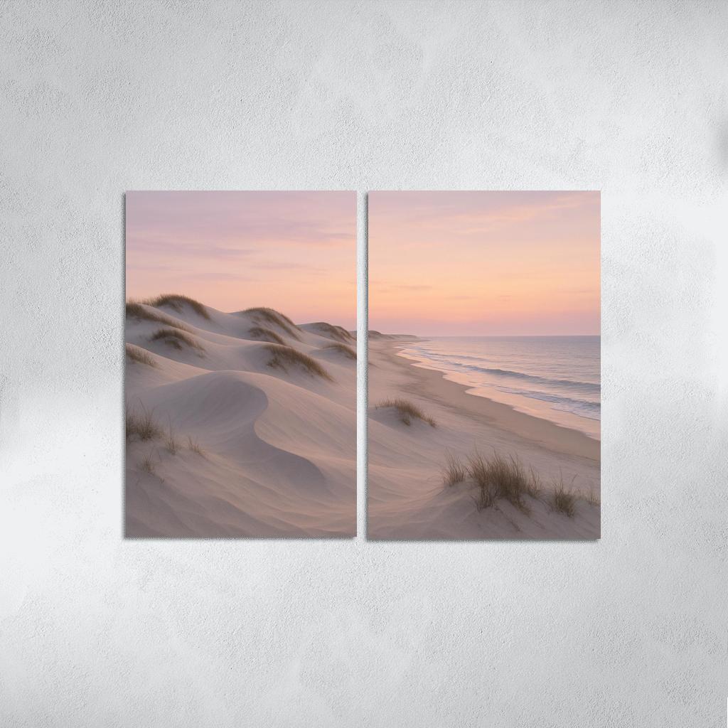 Silver Dune Sanctuary canvas paintings frame