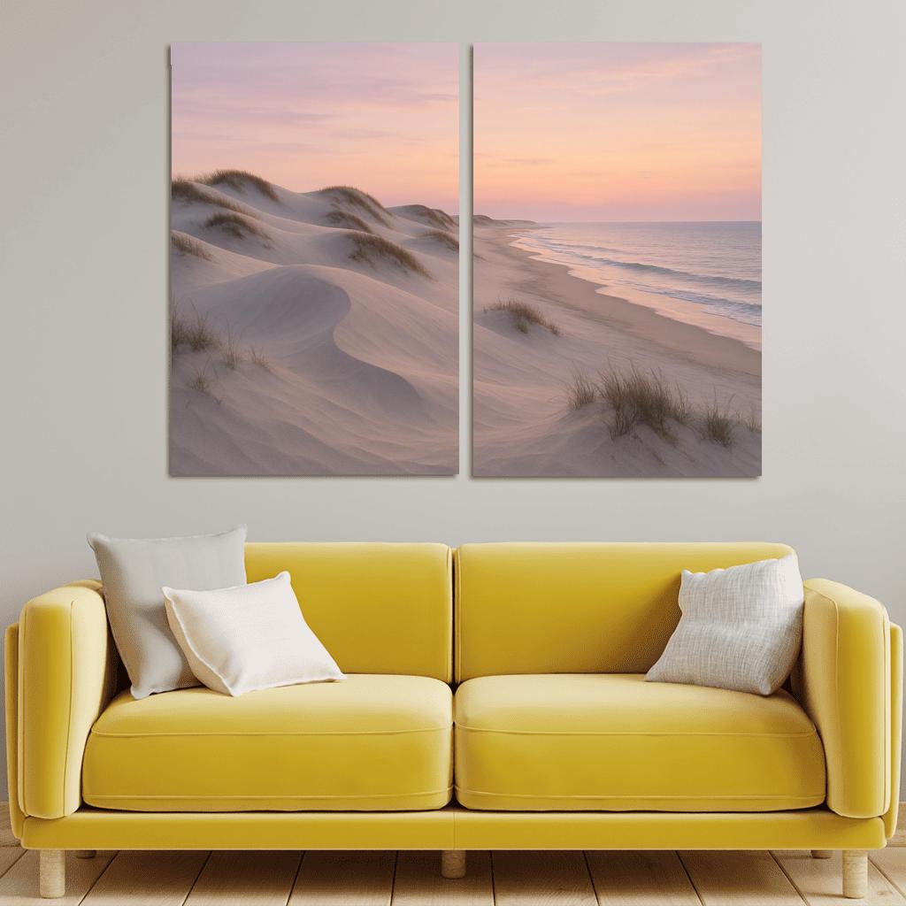 Silver Dune Sanctuary canvas paintings frame