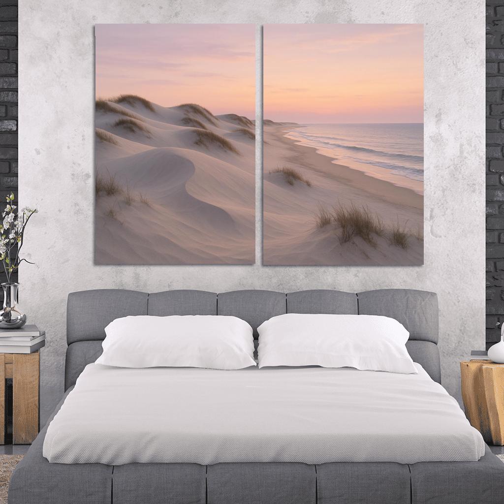 Silver Dune Sanctuary canvas paintings frame