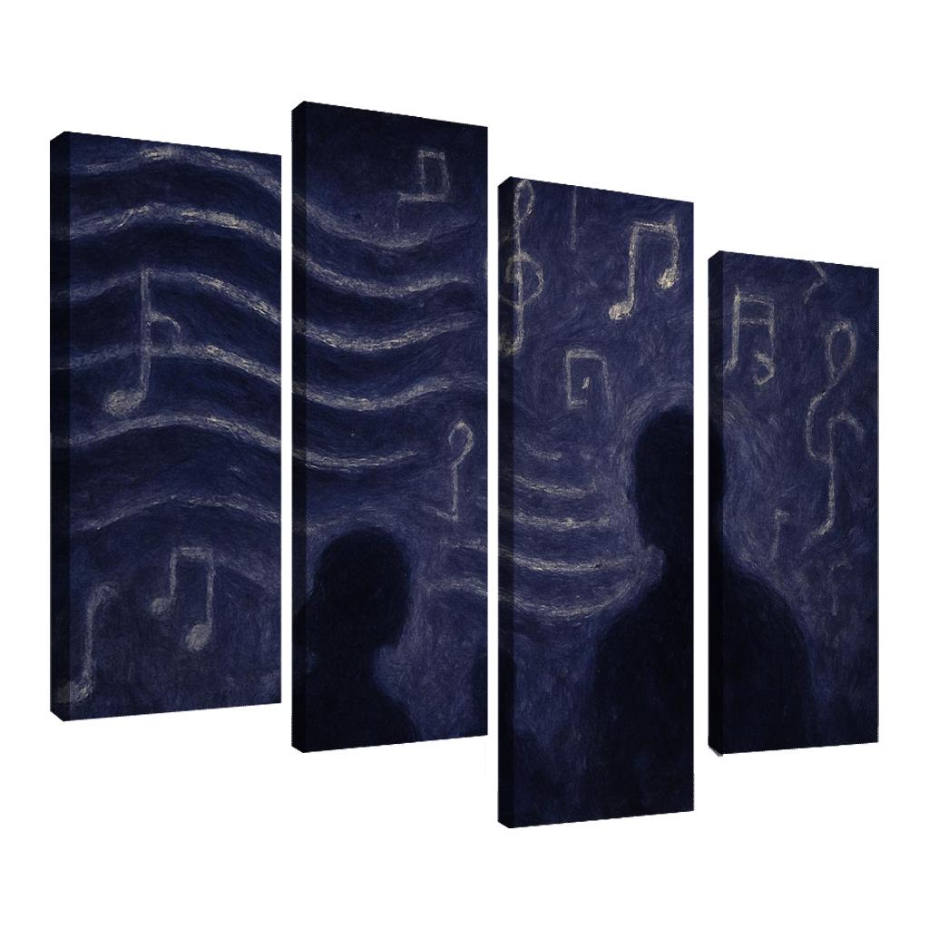 Nocturne Of Hidden Echoes custom paintings frame