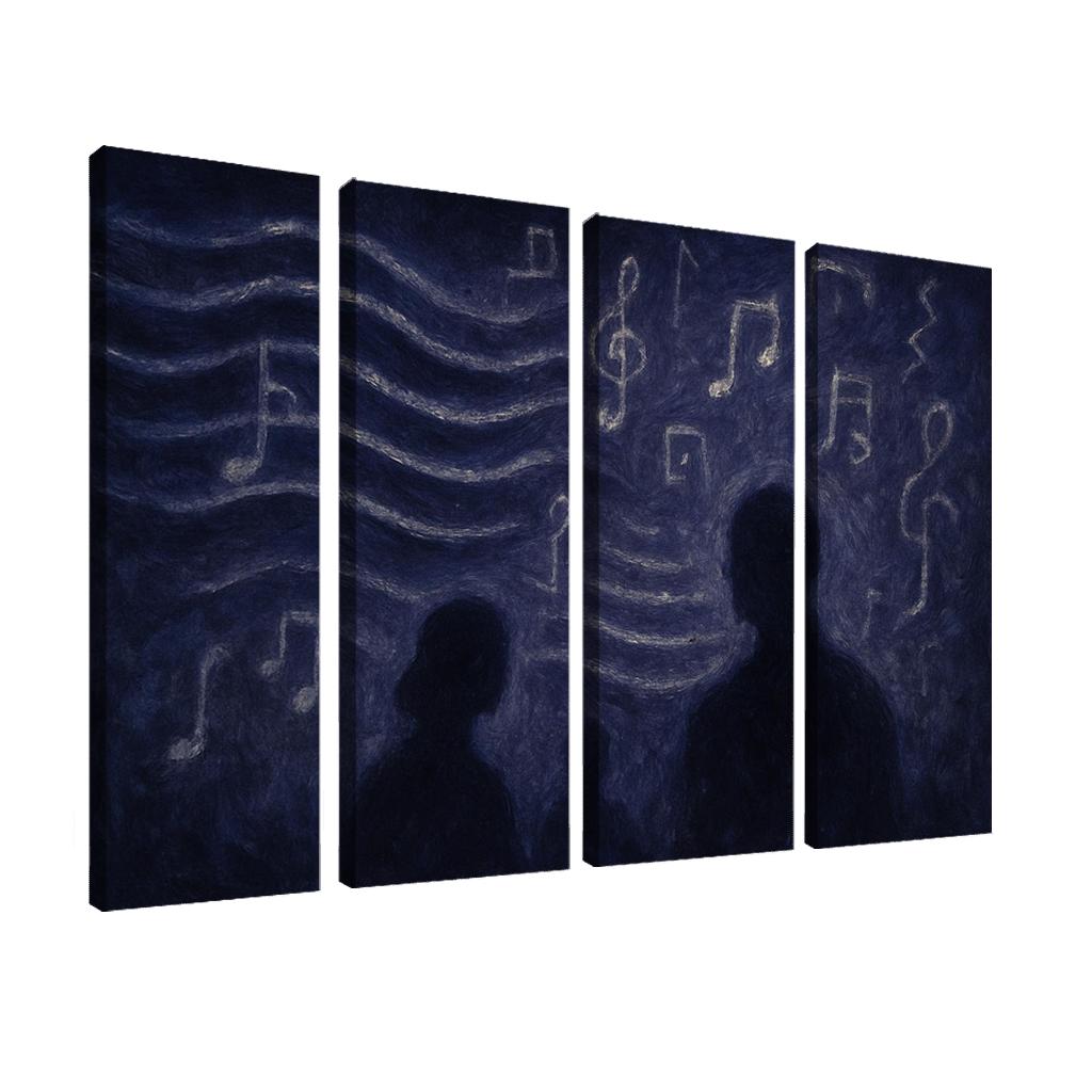 Nocturne Of Hidden Echoes custom paintings frame