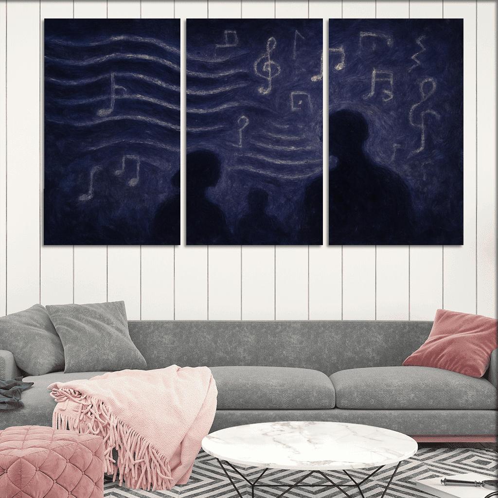 Nocturne Of Hidden Echoes custom paintings frame