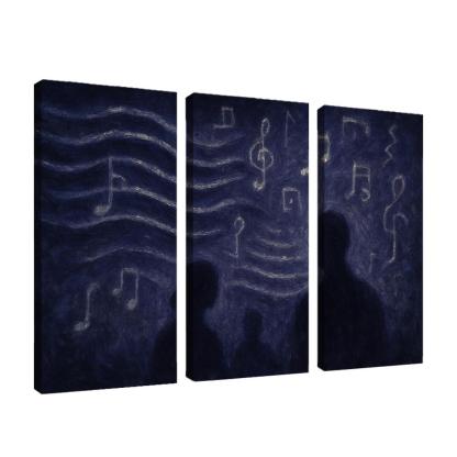 Nocturne Of Hidden Echoes custom paintings frame